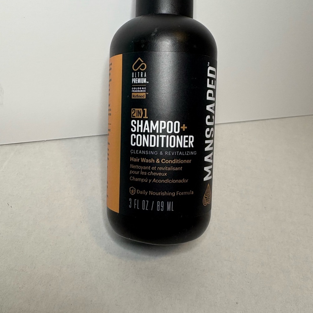 Black and Orange Hair Care Shampoo Conditioner